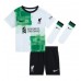 Baby Fußballbekleidung Liverpool Virgil van Dijk #4 Auswärtstrikot 2023-24 Kurzarm (+ kurze hosen)